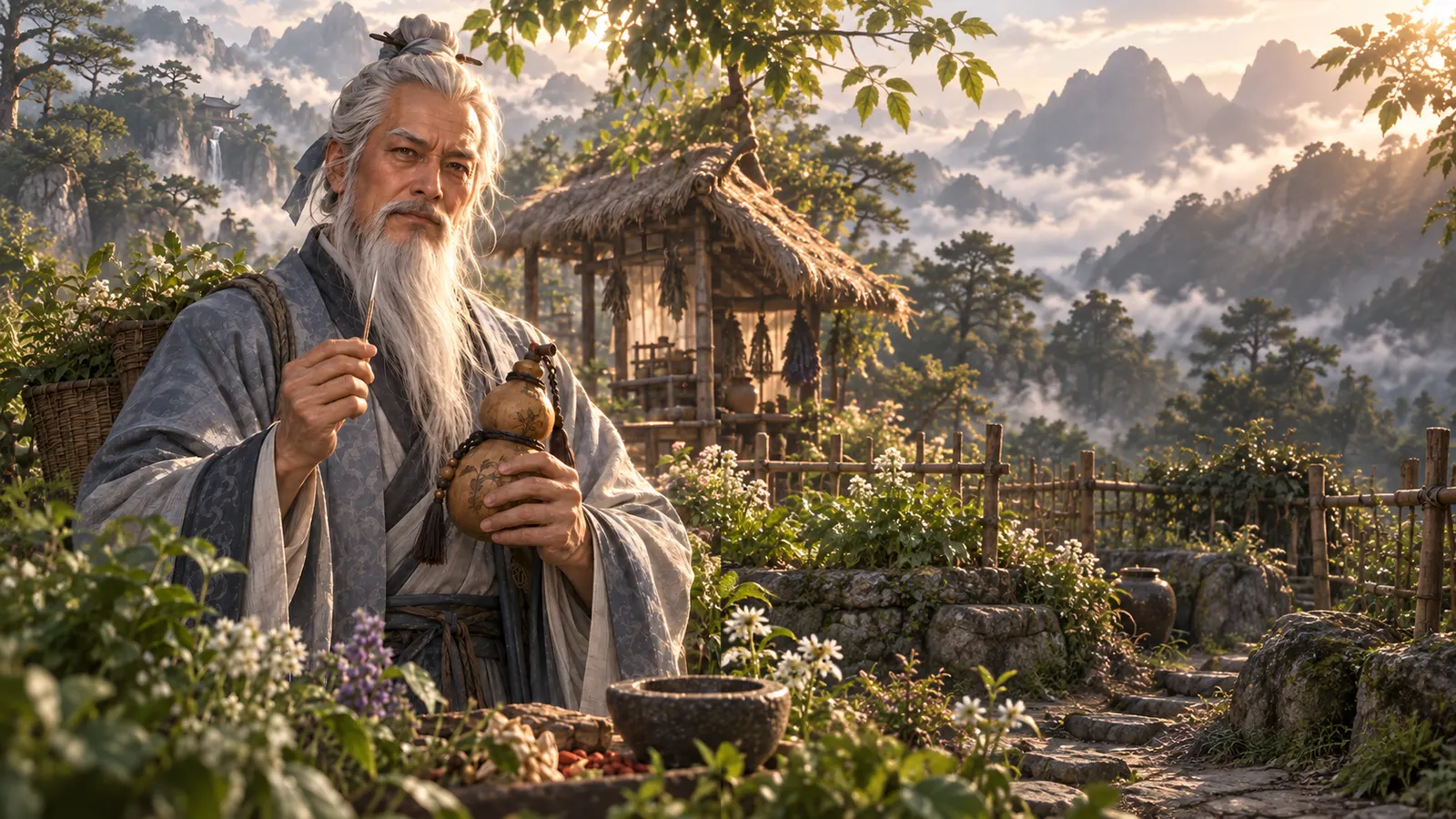 華佗立繪