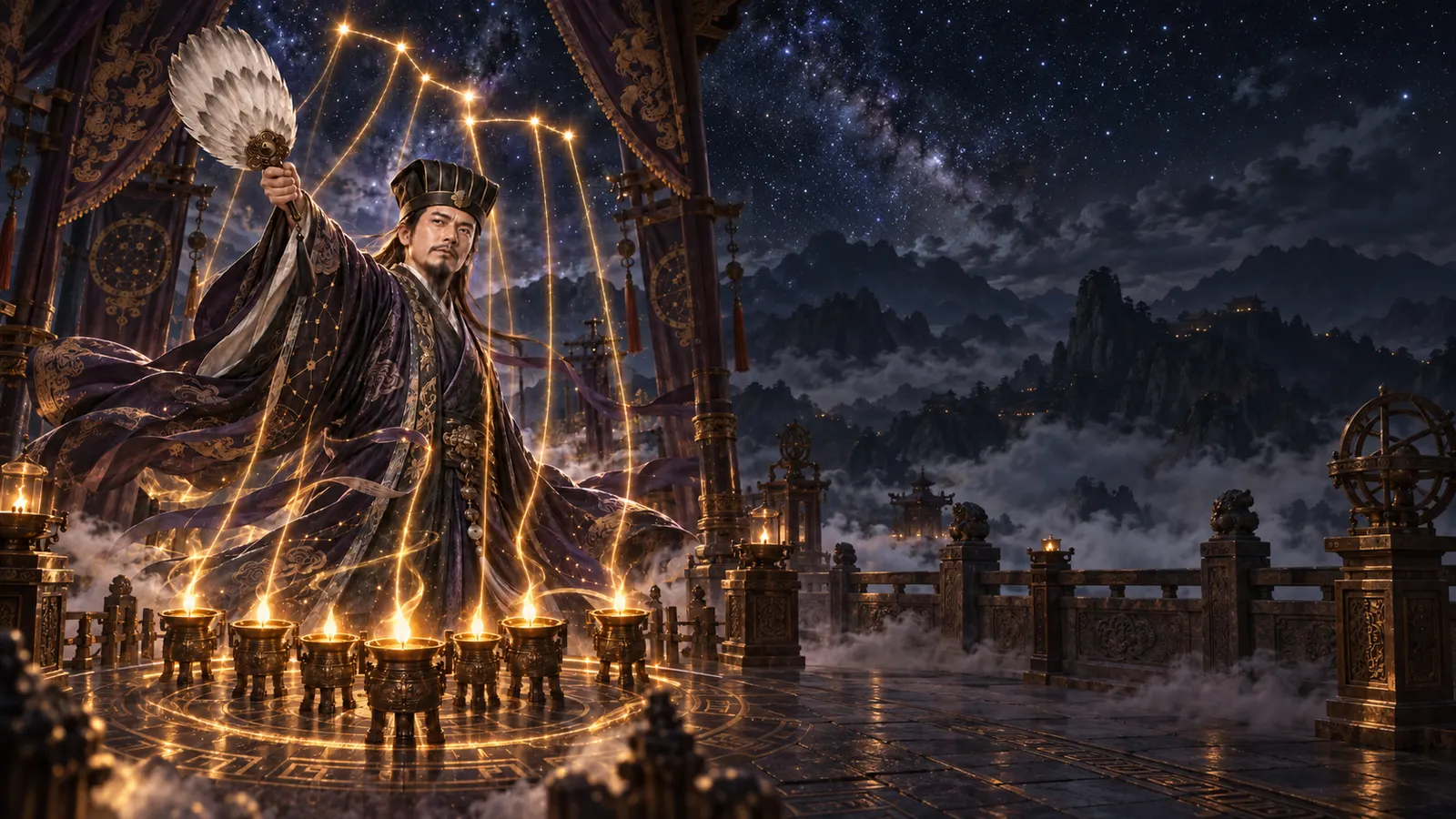 諸葛亮皮膚「七星燈」立繪